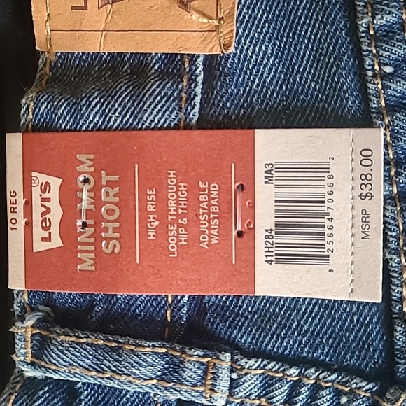 Levi's Girl Shorts, Blue - Picture 3 of 9